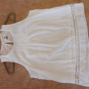 Old Navy Top, light cotton, white